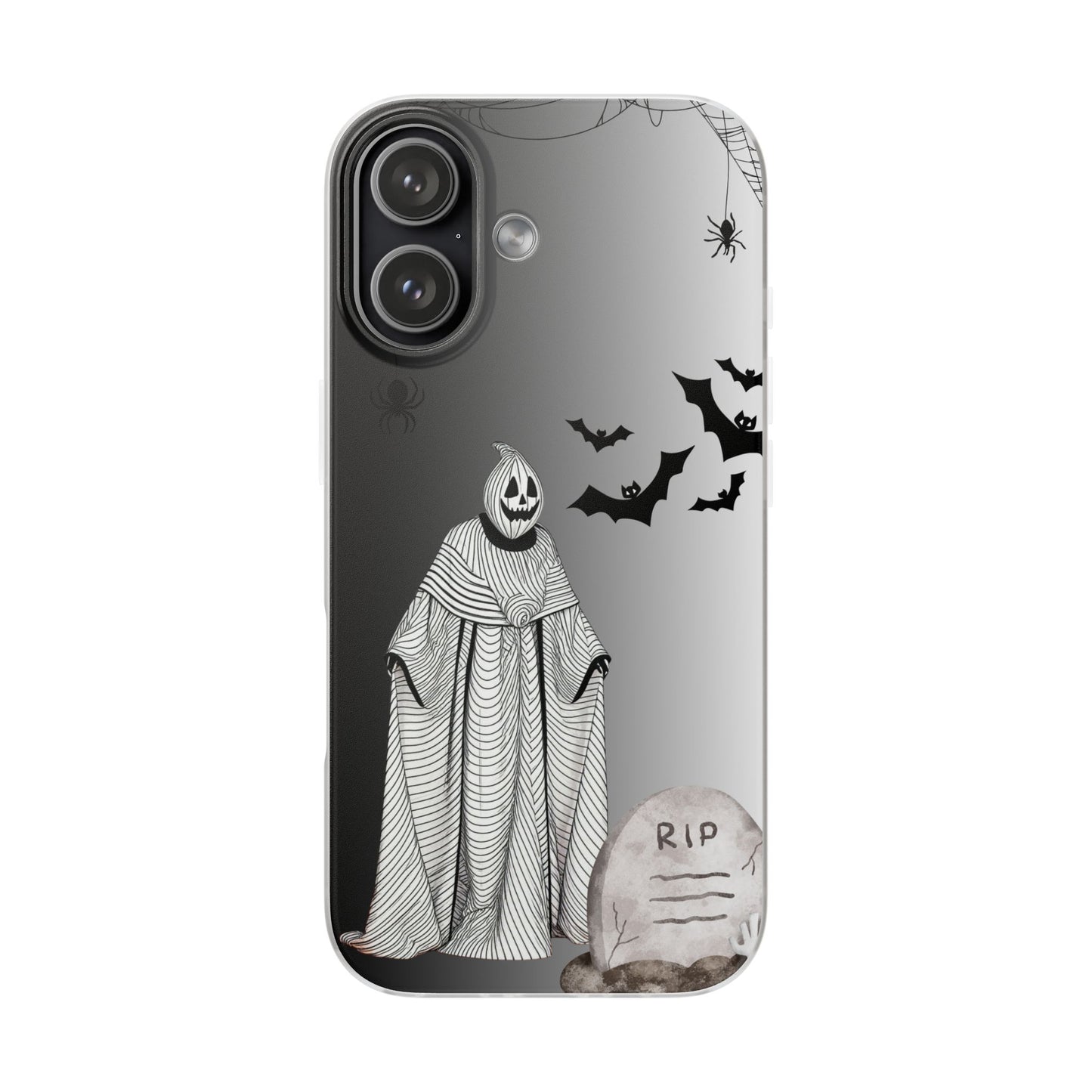 Creepy Pumpkin Ghost Halloween Phone Case