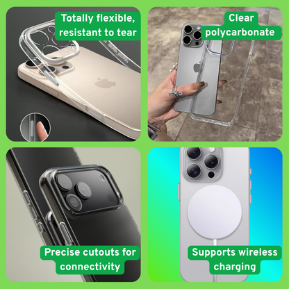 Custom Dog Cat Face Clear Phone Case