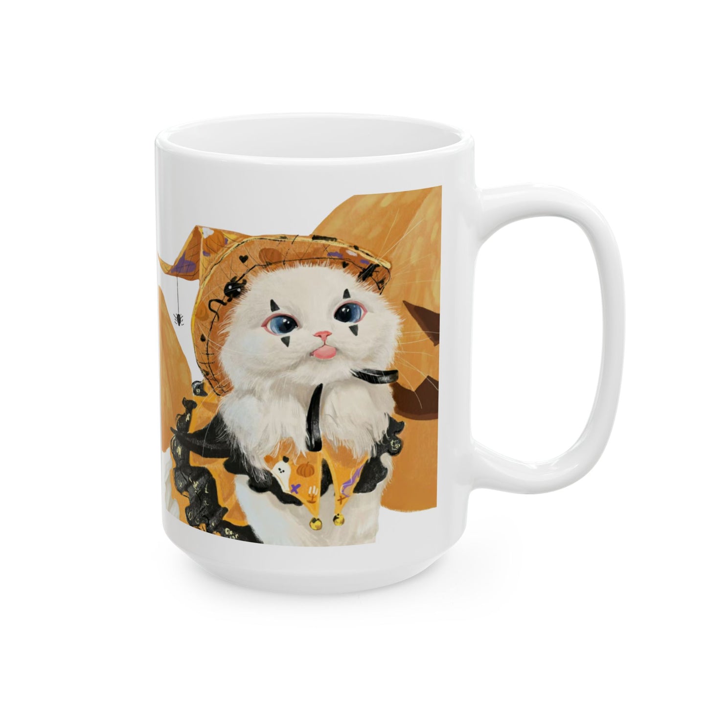 Witch Cat and Silly Gun Cat Mug