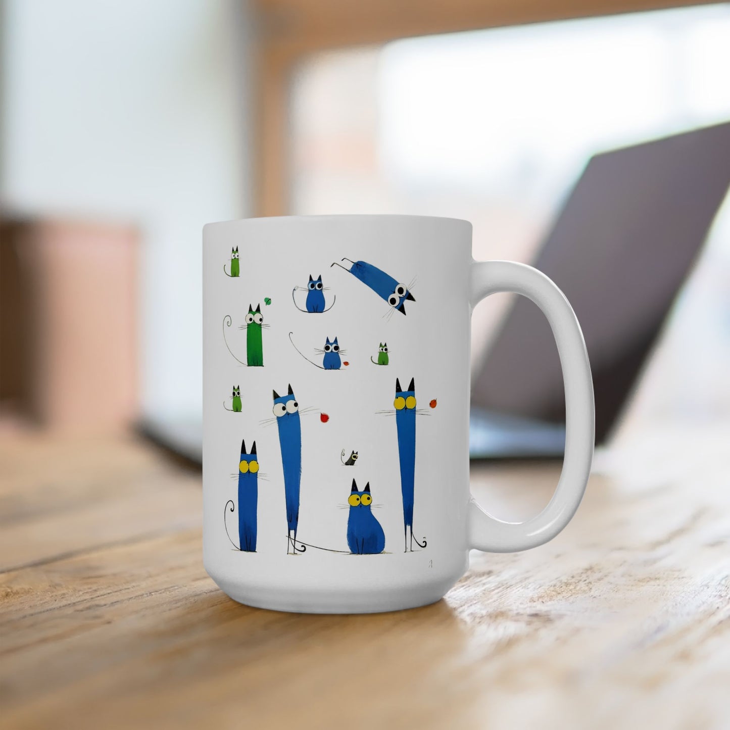 Playful Cat Parade Mug