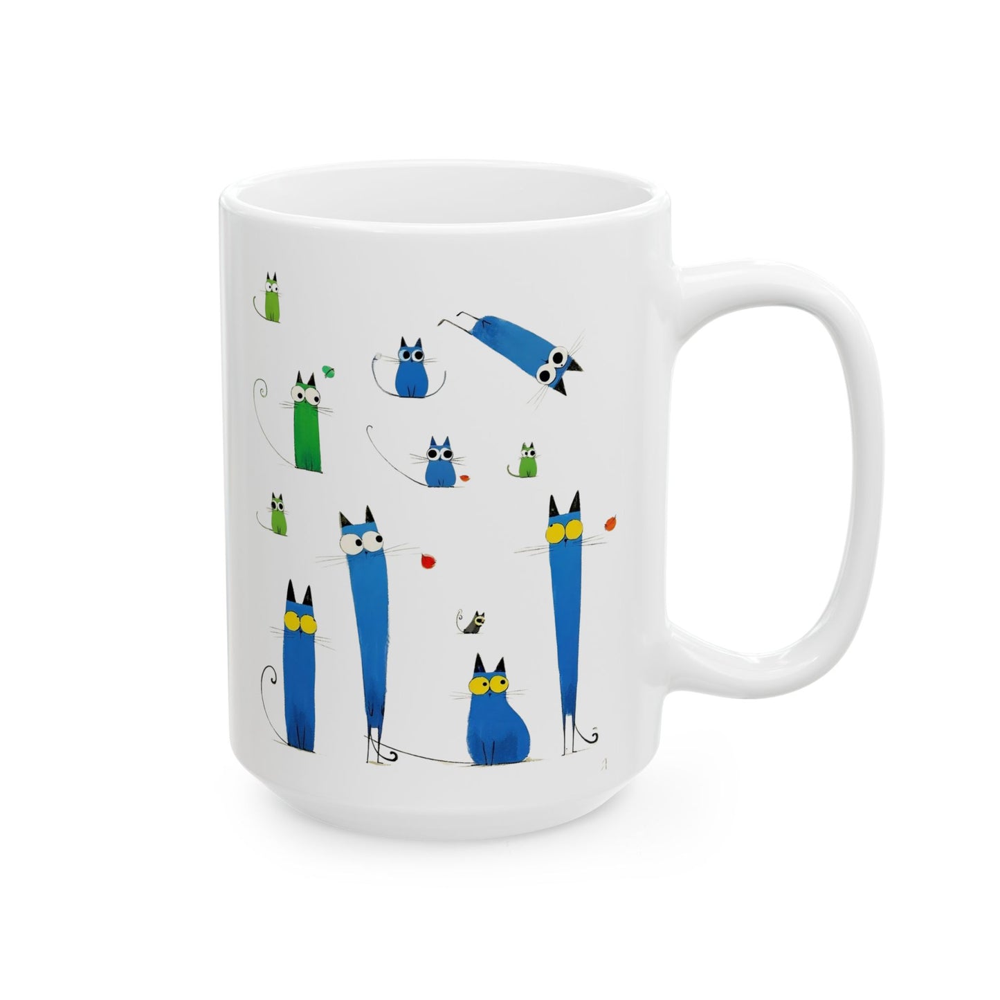 Playful Cat Parade Mug