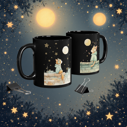 Starry Night Cat Mug