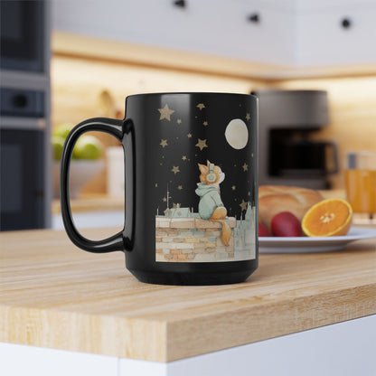 Starry Night Cat Mug