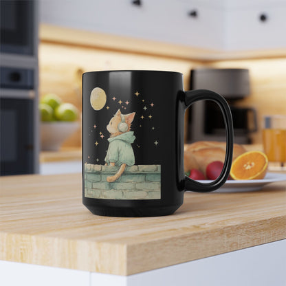 Starry Night Cat Mug