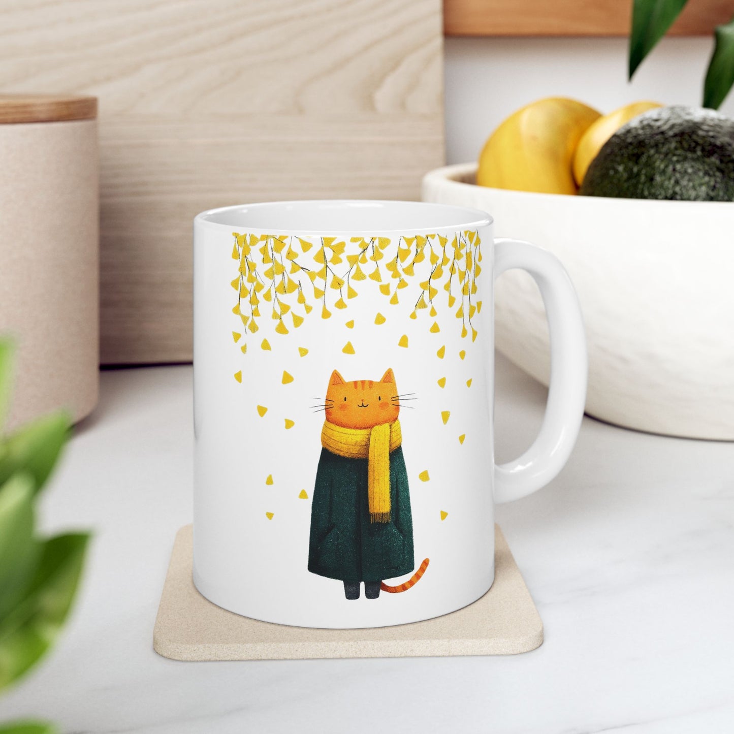 Autumn Cat Mug