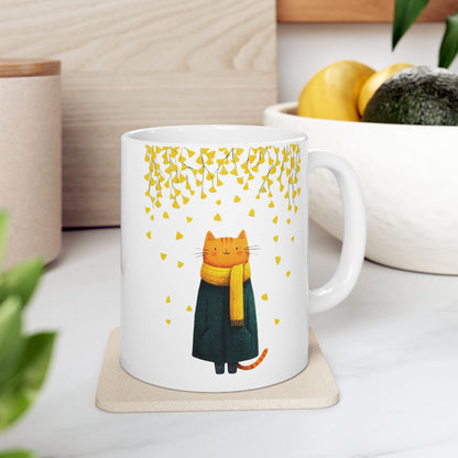 Autumn Cat Mug