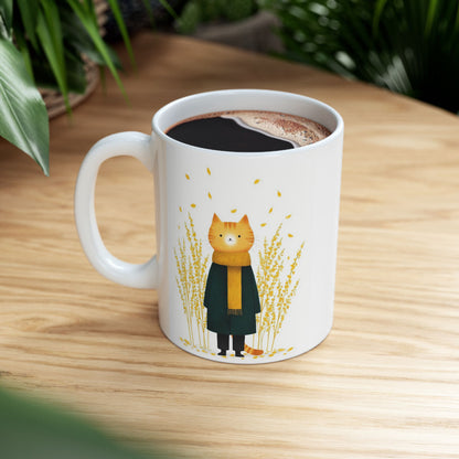 Autumn Cat Mug