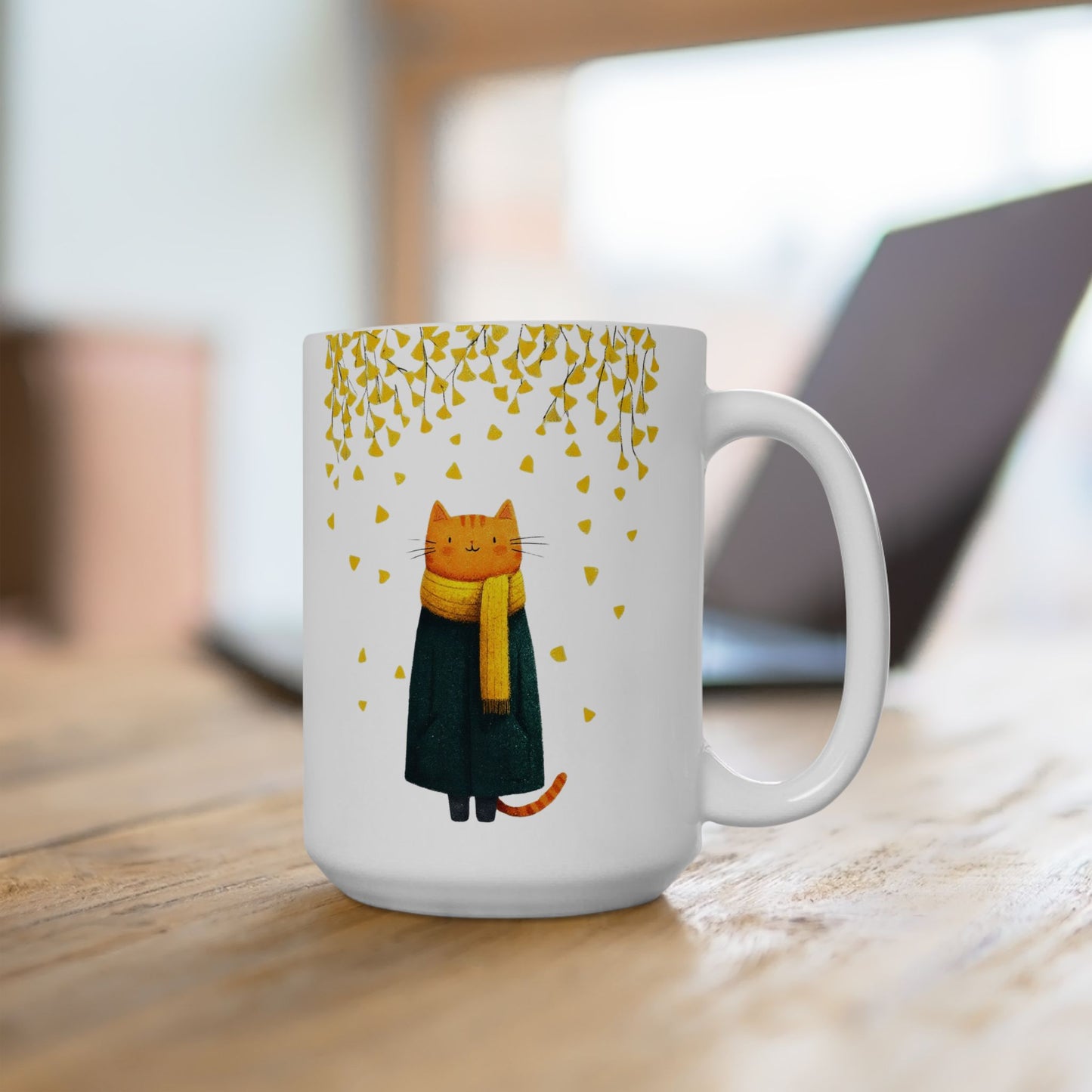 Autumn Cat Mug