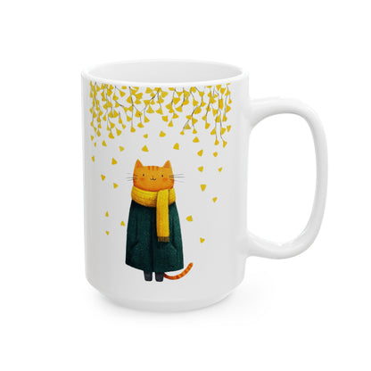 Autumn Cat Mug