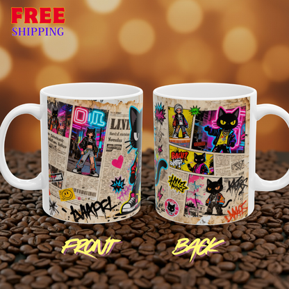 Street Style Cat Mug