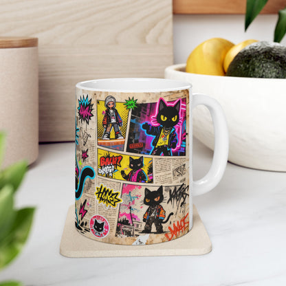 Street Style Cat Mug