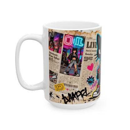 Street Style Cat Mug
