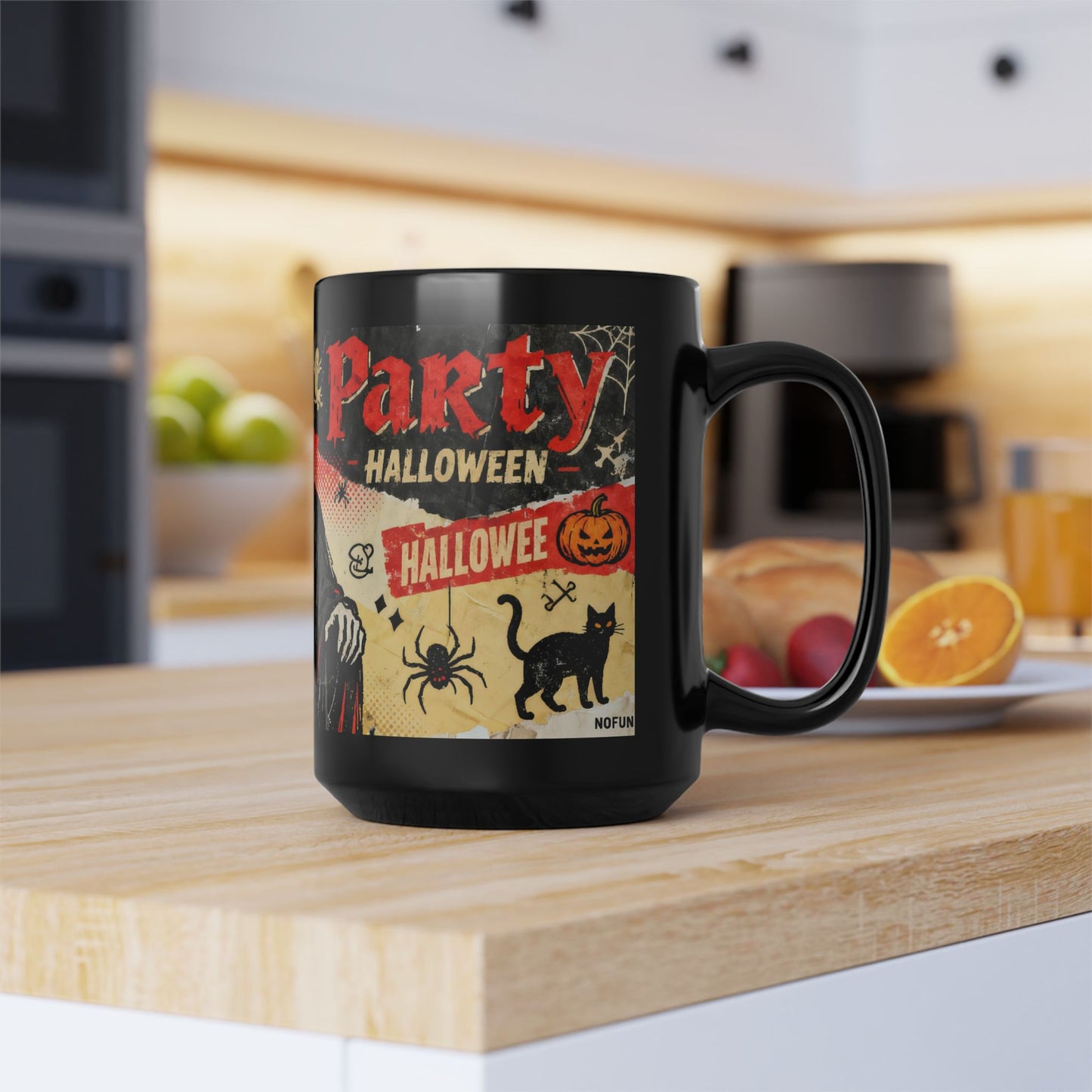 Halloween Party Skull Mug