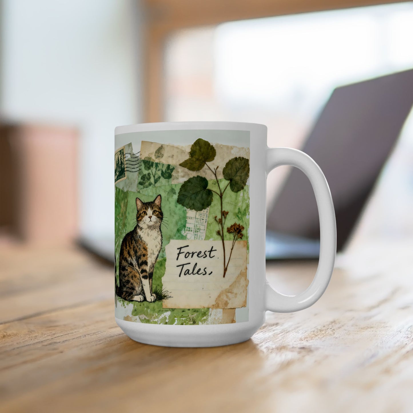 Forest Tales Cat Mug