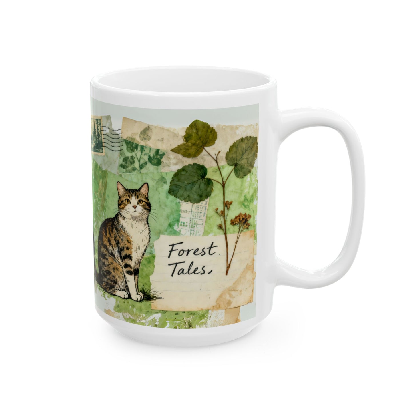 Forest Tales Cat Mug
