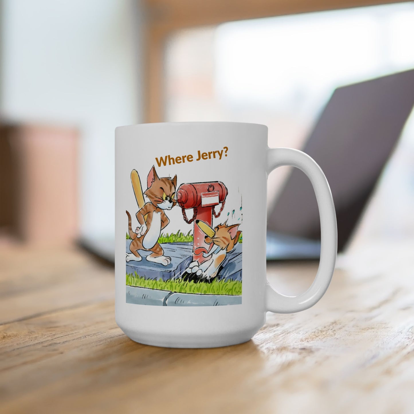 Curious Cat Mischief Mug
