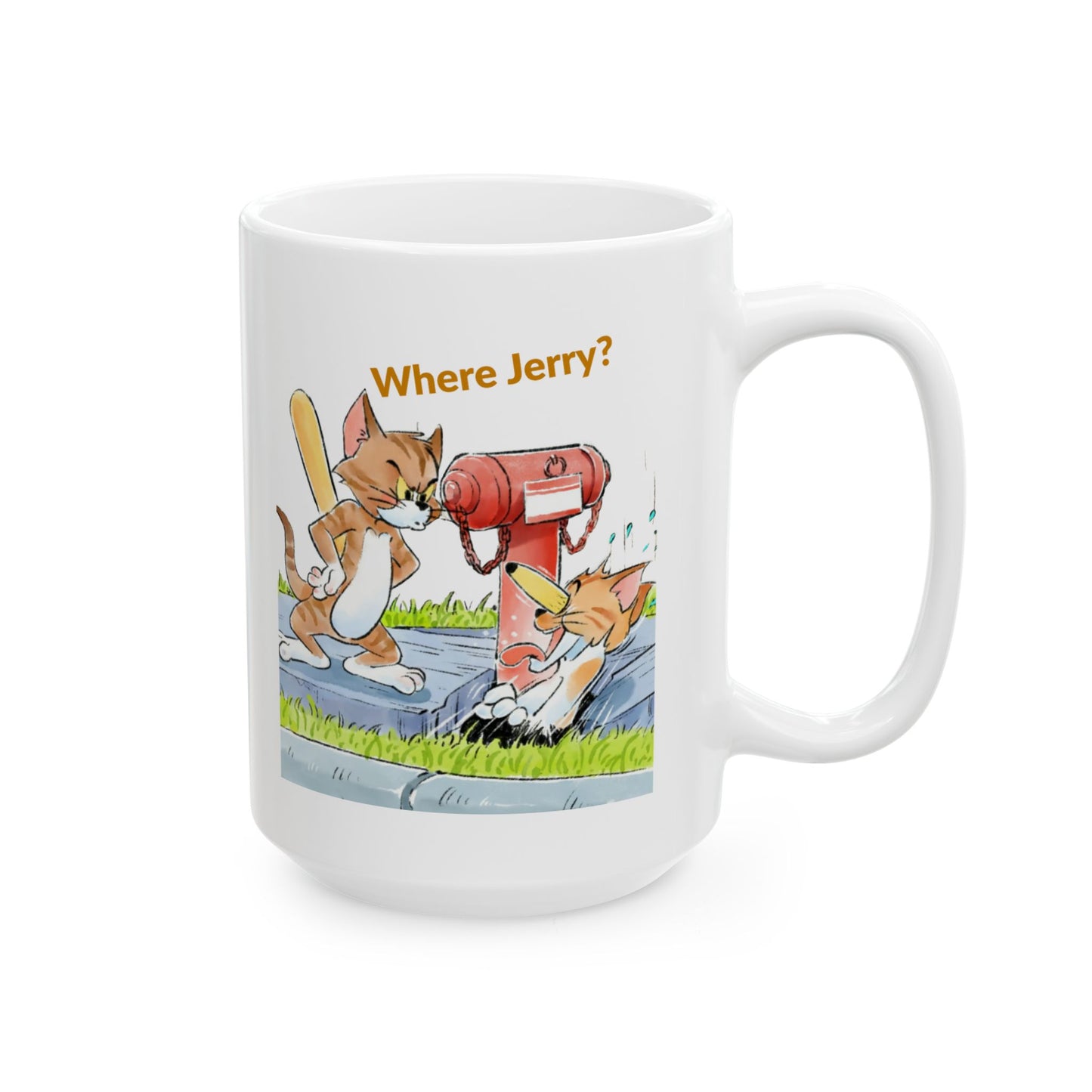 Curious Cat Mischief Mug