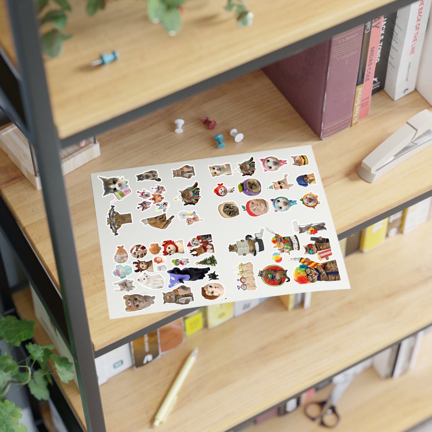 Assorted Cat Stickers Pack