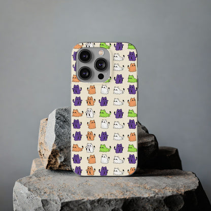 Halloween Cat Ghost Pattern Phone Case