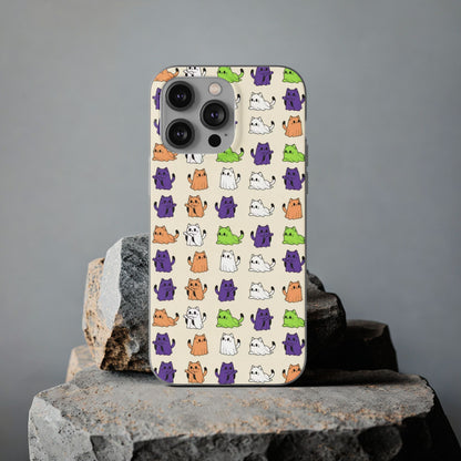 Halloween Cat Ghost Pattern Phone Case