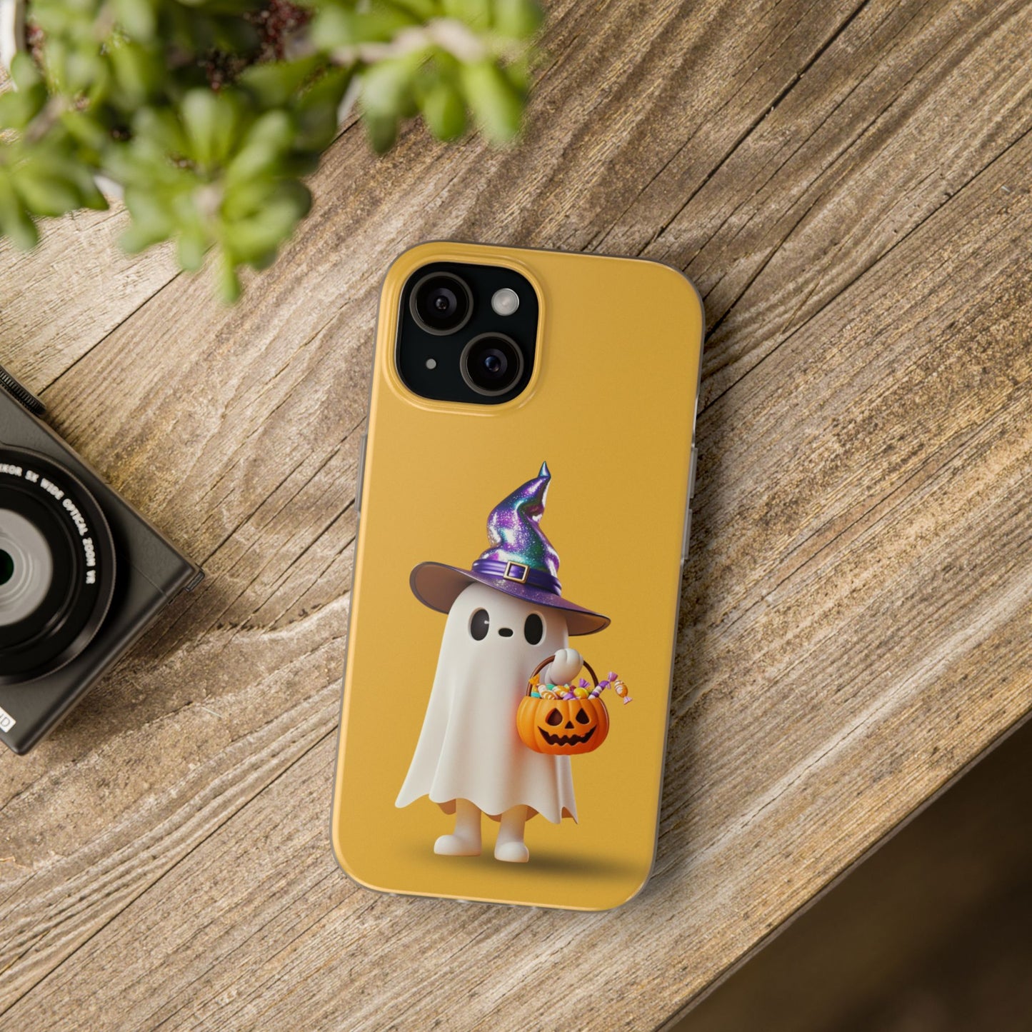 Halloween Ghost with Candy Phone Case