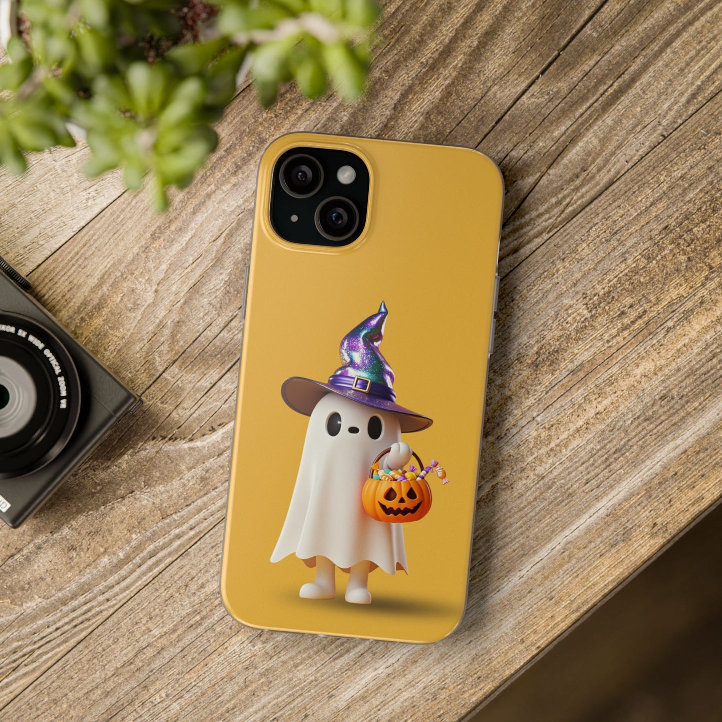 Halloween Ghost with Candy Phone Case