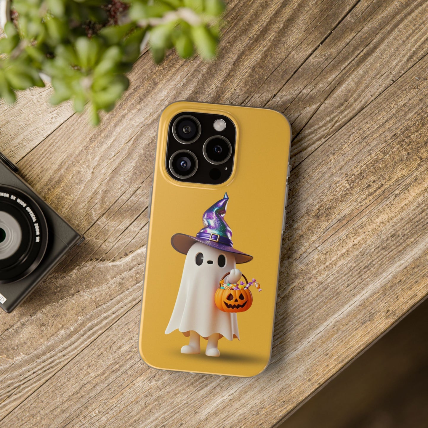 Halloween Ghost with Candy Phone Case