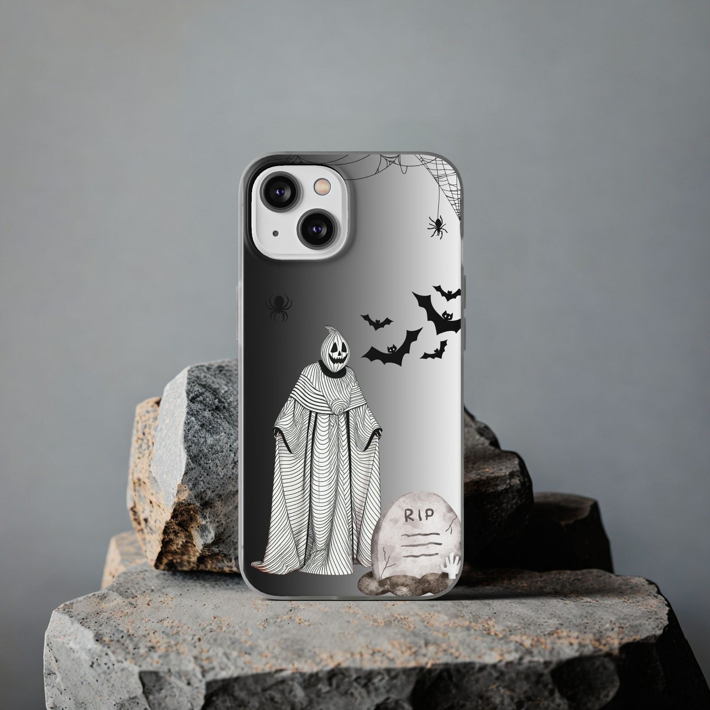 Creepy Pumpkin Ghost Halloween Phone Case