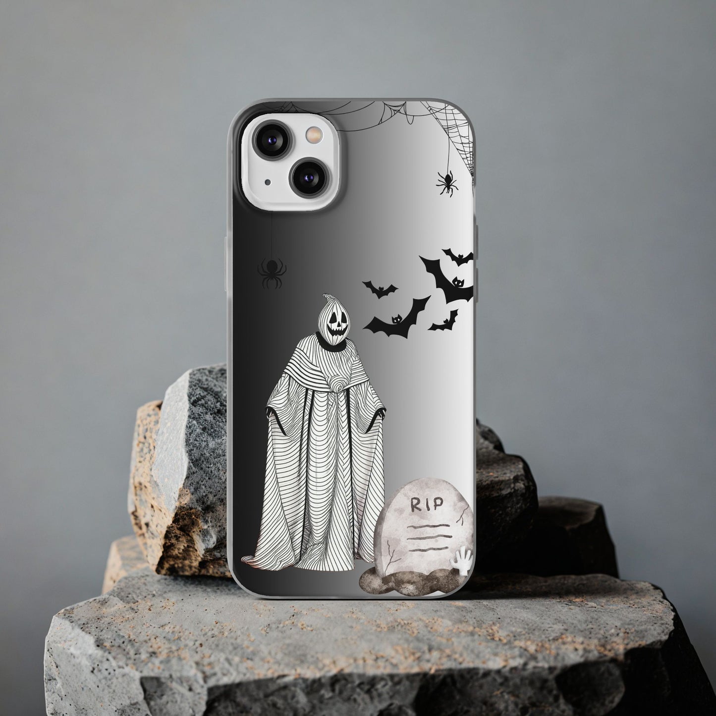 Creepy Pumpkin Ghost Halloween Phone Case