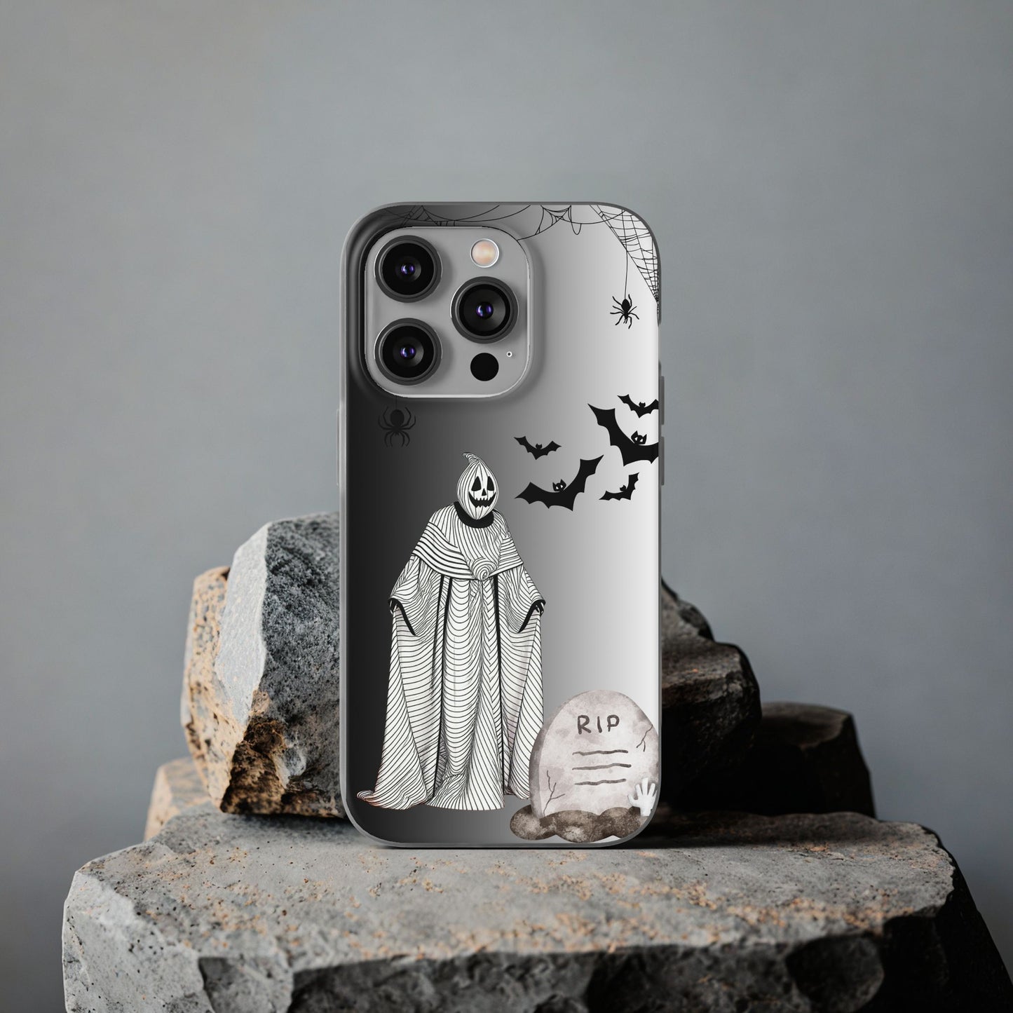 Creepy Pumpkin Ghost Halloween Phone Case