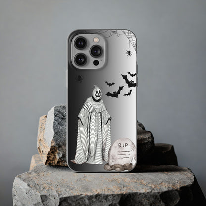 Creepy Pumpkin Ghost Halloween Phone Case