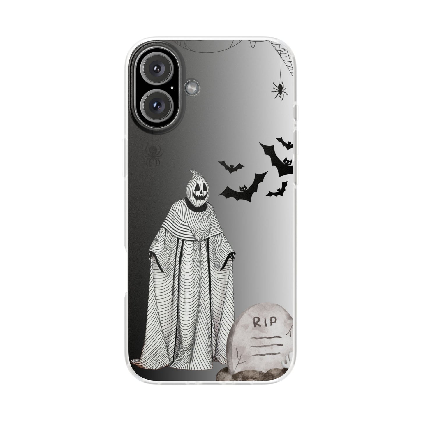 Creepy Pumpkin Ghost Halloween Phone Case