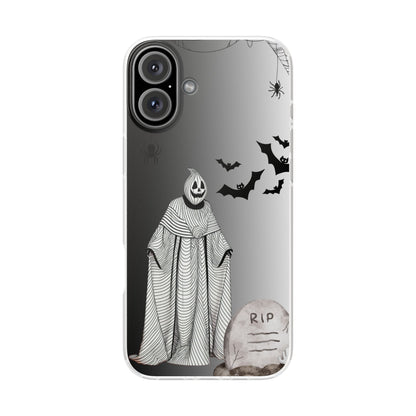 Creepy Pumpkin Ghost Halloween Phone Case