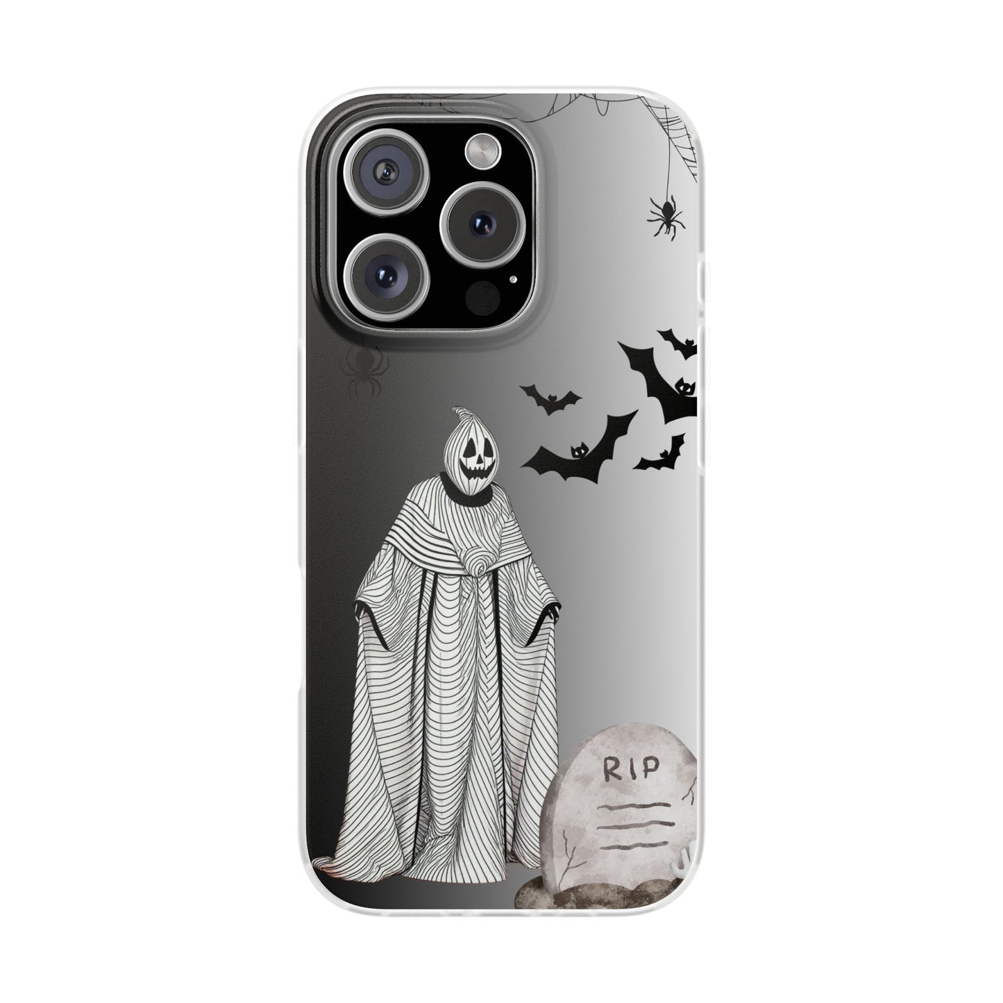 Creepy Pumpkin Ghost Halloween Phone Case