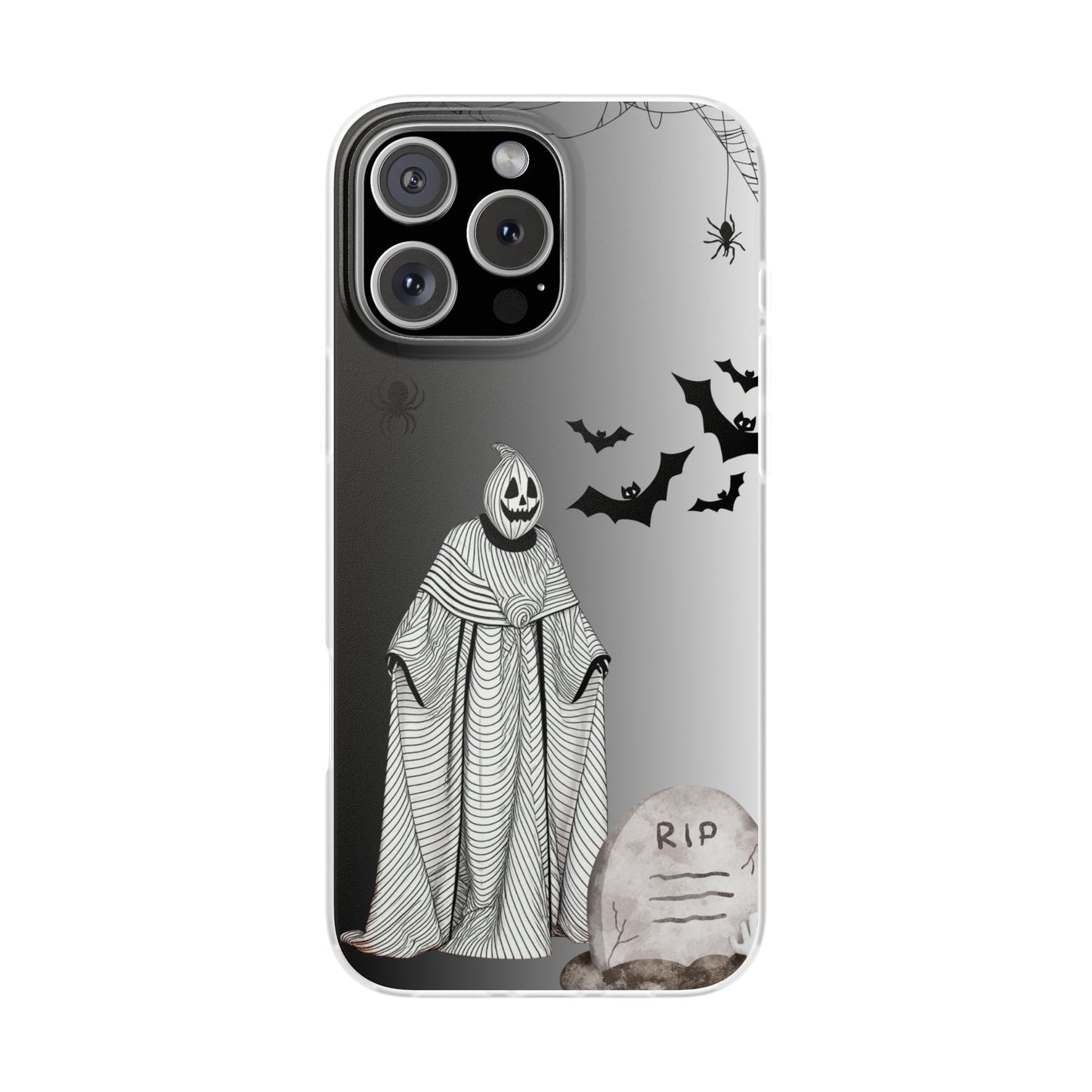 Creepy Pumpkin Ghost Halloween Phone Case