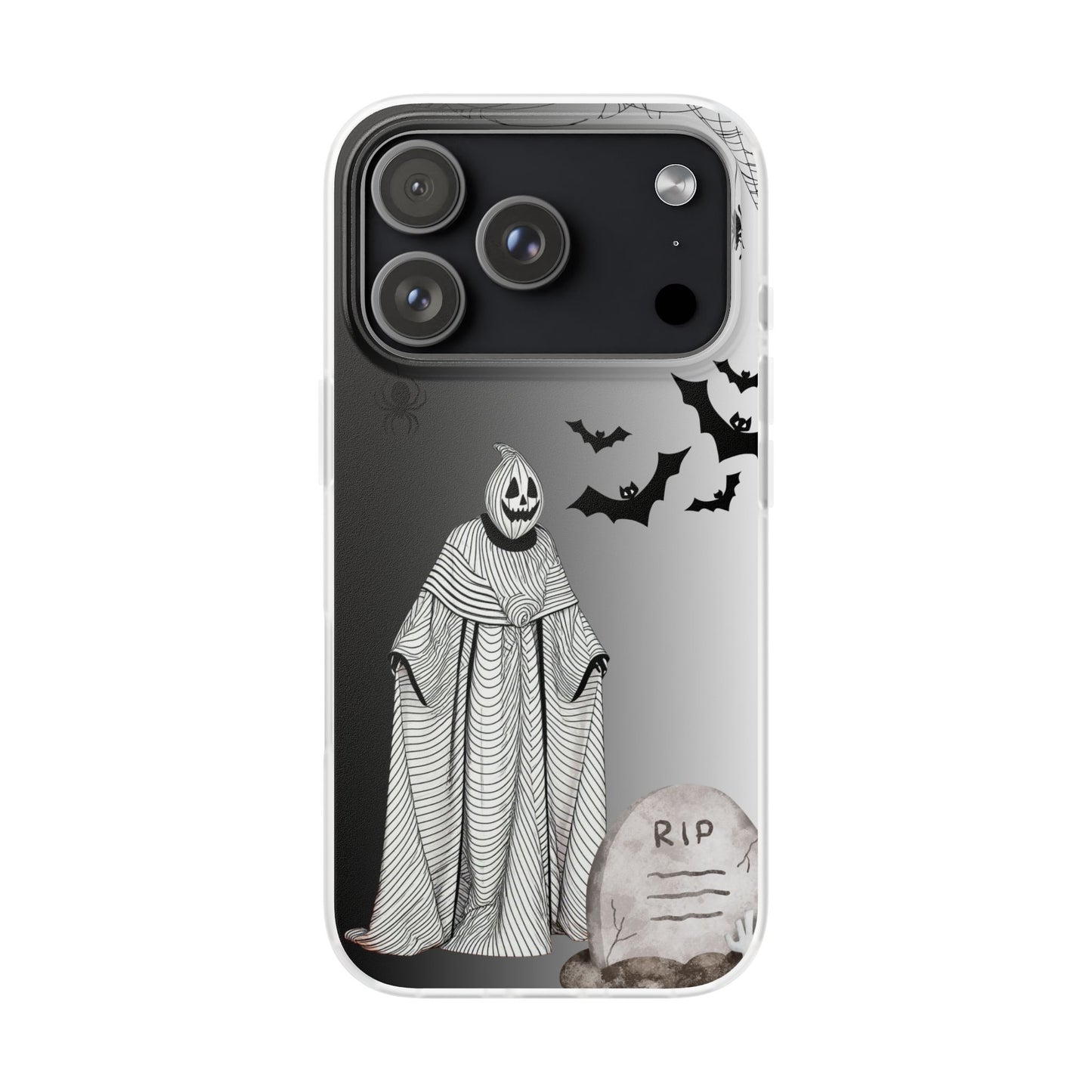 Creepy Pumpkin Ghost Halloween Phone Case