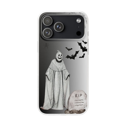 Creepy Pumpkin Ghost Halloween Phone Case