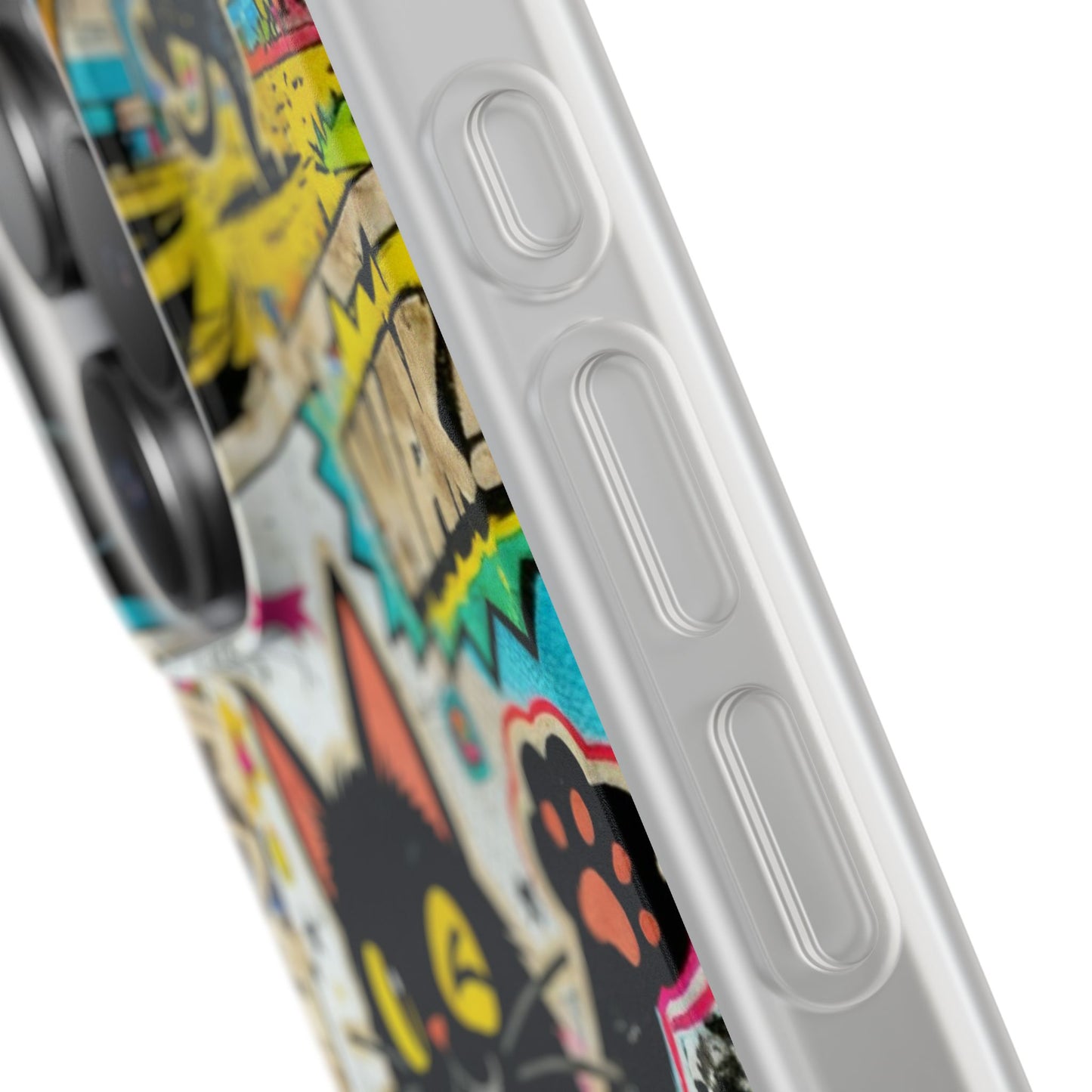 Pop Art Black Cat Phone Case