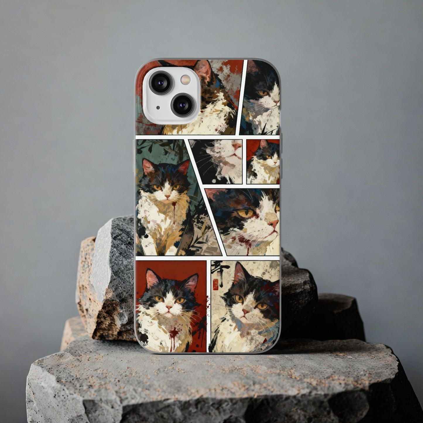 Artistic Cat Portrait Phone Case