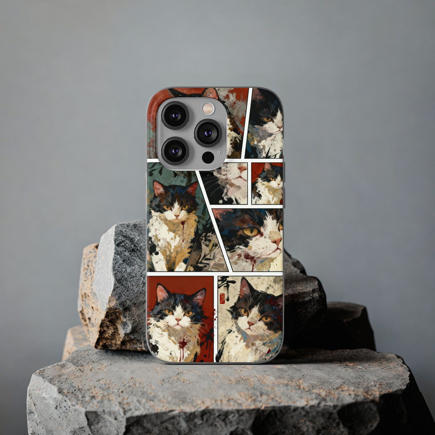 Artistic Cat Portrait Phone Case