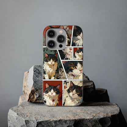 Artistic Cat Portrait Phone Case