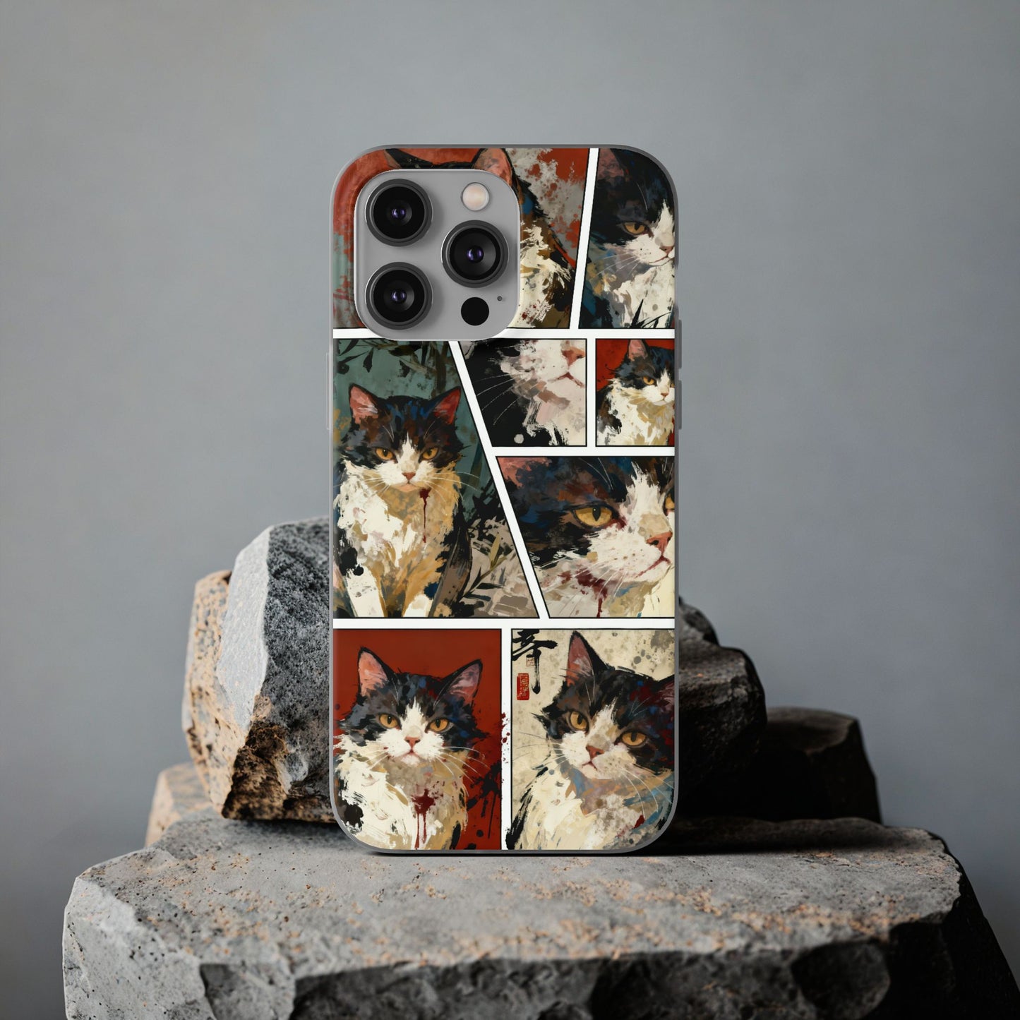 Artistic Cat Portrait Phone Case