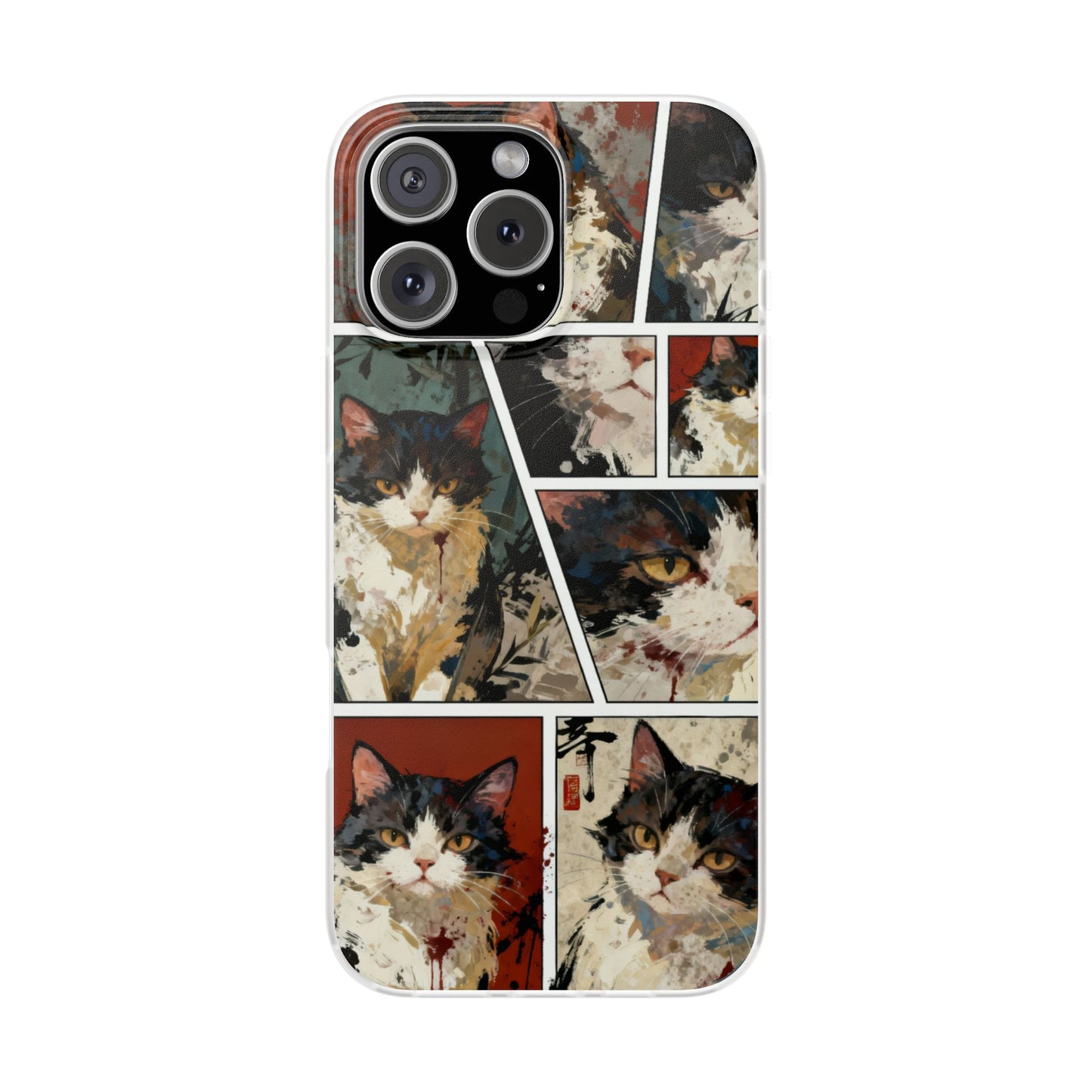 Artistic Cat Portrait Phone Case