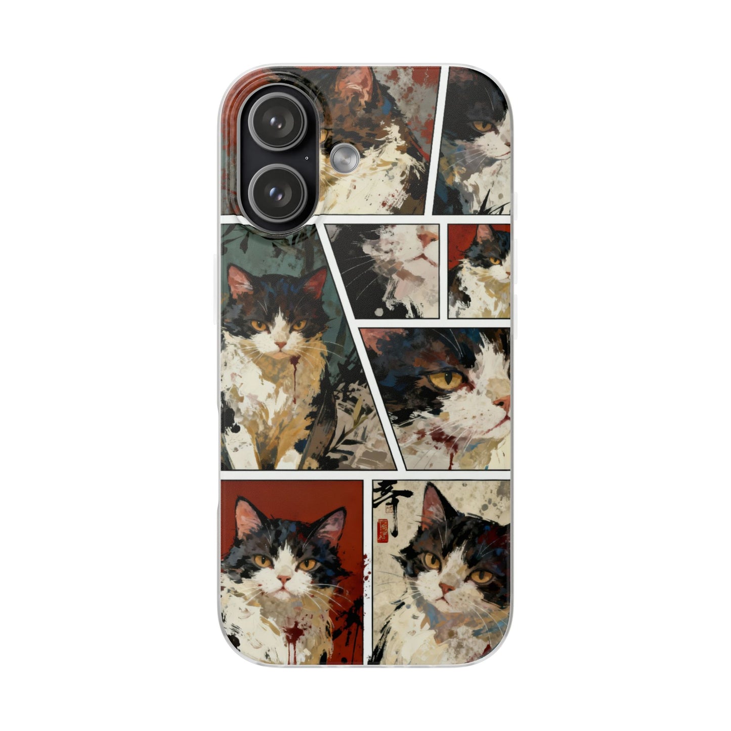 Artistic Cat Portrait Phone Case