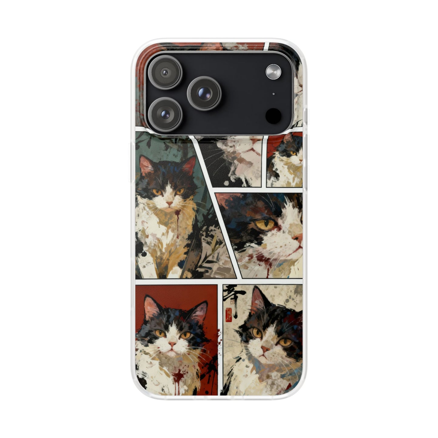 Artistic Cat Portrait Phone Case