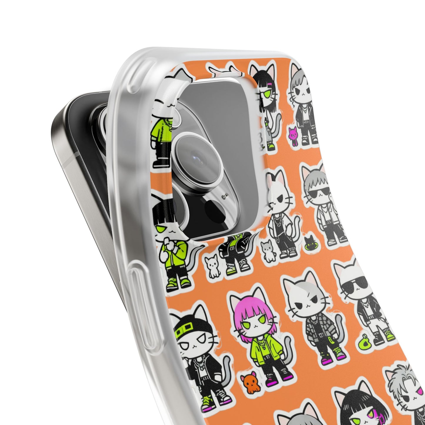 Cute Cat Character Phone Case