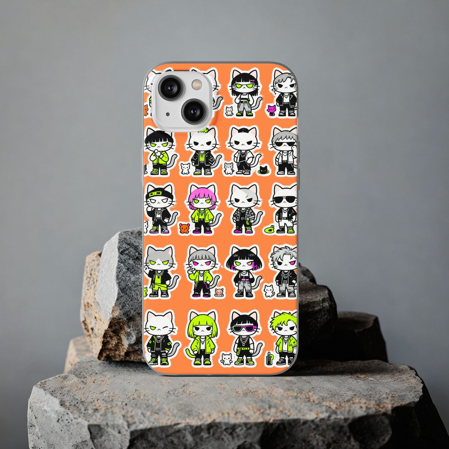 Cute Cat Character Phone Case