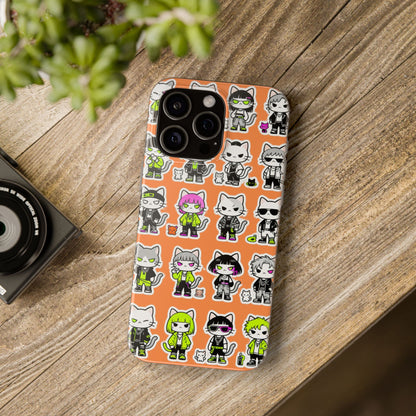 Cute Cat Character Phone Case