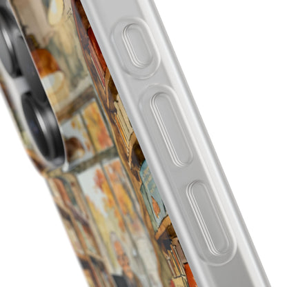 Cozy Library Cat Phone Case