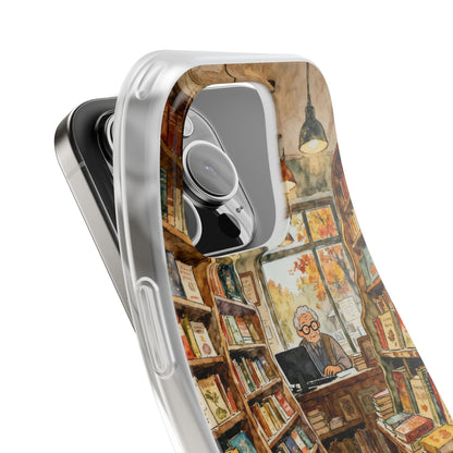 Cozy Library Cat Phone Case